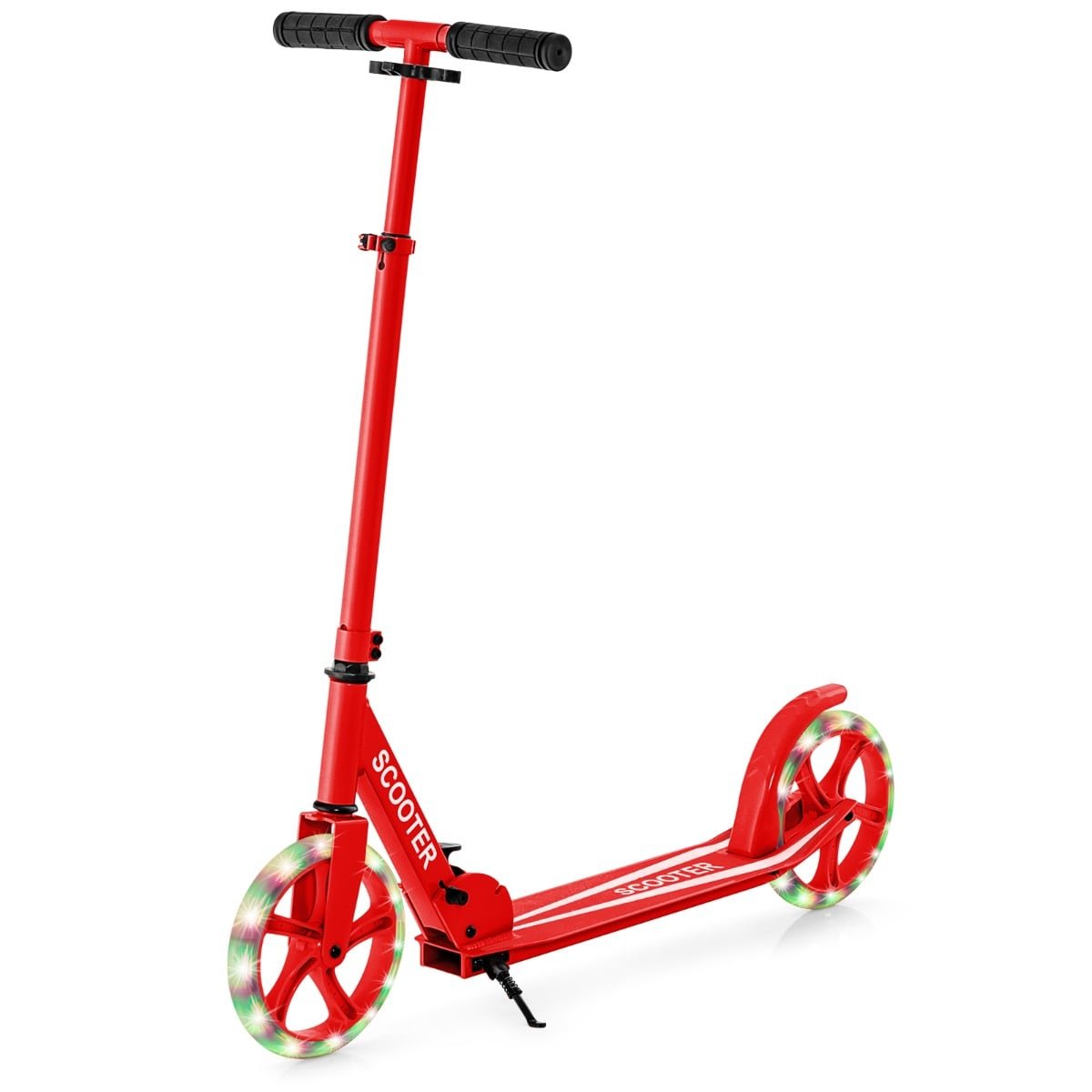 Sulankstomas reguliuojamo aukščio paspirtukas (Raudona)