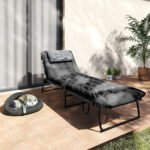 Sulankstomas saulės gultas su reguliuojamu atlošu – Paveikslėlis 8