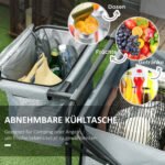 Sulankstomas vagonėlis su šaldymo krepšiu iki 100 kg – Paveikslėlis 6