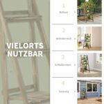 Sulankstomos 3 pakopų medinės augalų kopetėlės – Paveikslėlis 7