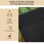 Sulankstomos kempingo kėdės su nešimo rankenomis 2 vnt. – Paveikslėlis 6