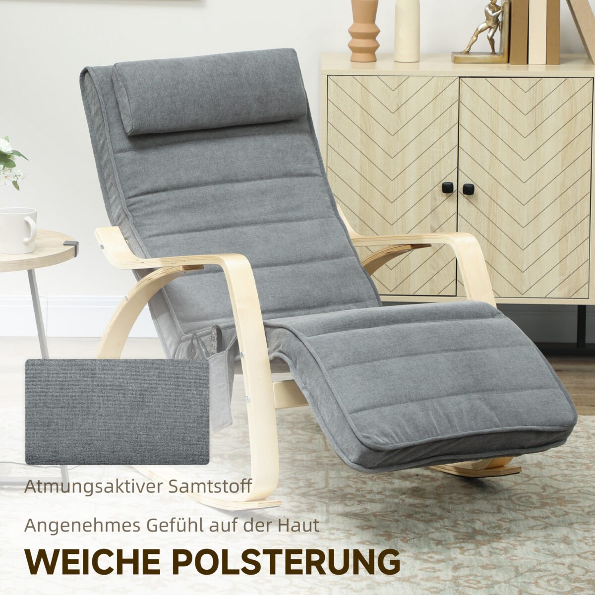 Supamasis krėslas su masažo funkcija ir juosmens šildymu – Paveikslėlis 6