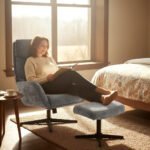 Supamasis poilsio krėslas su pufu – Paveikslėlis 8