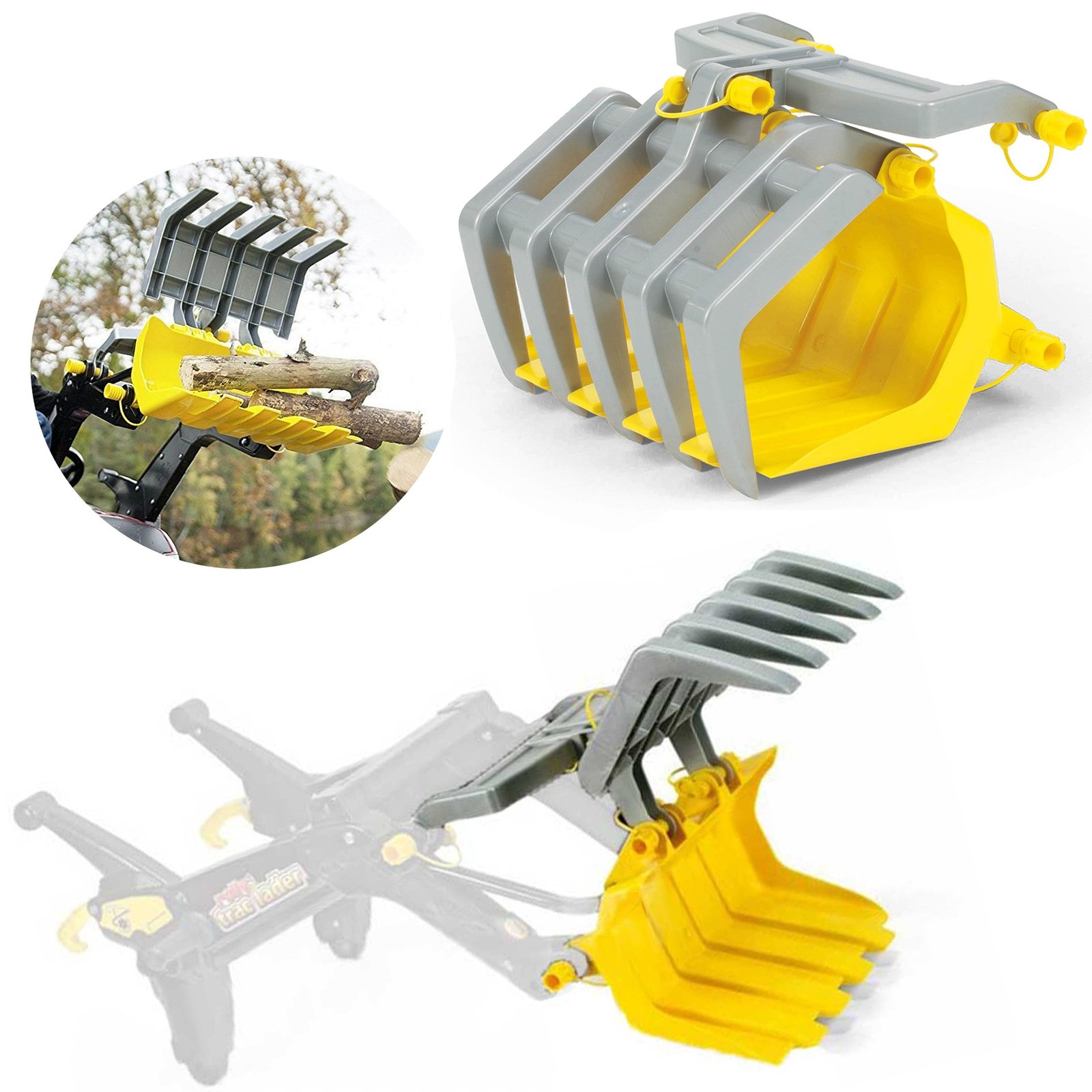 Traktoriaus kaušinis griebtuvas