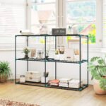 Trijų aukštų plieninis augalų stovas 100 cm aukščio – Paveikslėlis 8