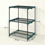 Trijų lygių lauko ir vidaus augalų lentyna – Paveikslėlis 3