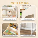 Vaikų rašomasis stalas ir kėdė su daiktų laikymo skyriais 3-8 metų – Paveikslėlis 7