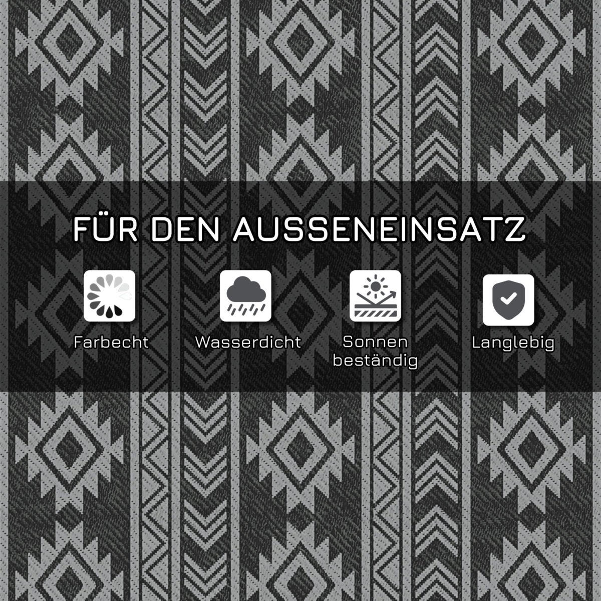 Vandeniui atsparus dvipusis lauko kilimas – Paveikslėlis 5