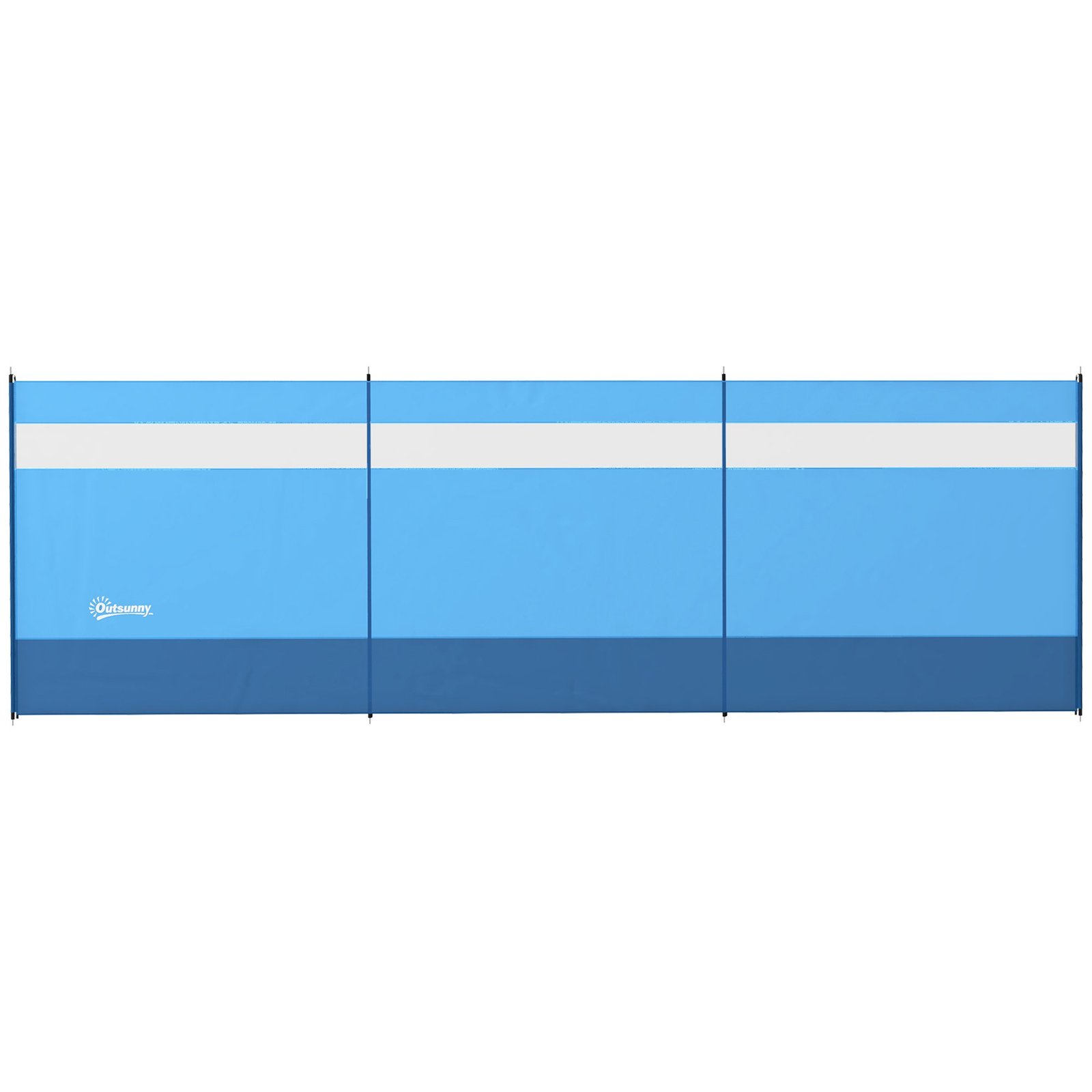 Vėjo užtvara su permatomu langu ir nešiojimo krepšiu 440x140 cm