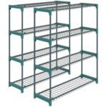 Vidaus ir lauko erdvėms skirtas 4 aukštų augalų stovas (2 vnt.)