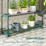 Vidaus ir lauko erdvėms skirtas 4 aukštų augalų stovas (2 vnt.), 104 cm aukščio – Paveikslėlis 5