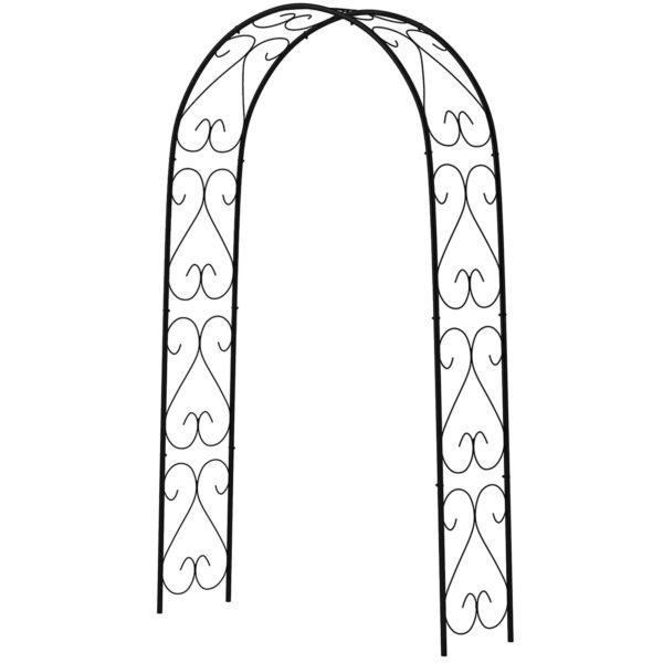 Vintažinio dizaino rožių arka kopiamiesiems augalams