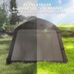 Visasezoninė pripučiama kempingo palapinė 1–2 asmenims