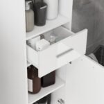 Vonios spintelė su reguliuojamomis lentynomis ir stalčiumi – Paveikslėlis 8