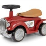 Mašinėlė paspirtukas su minkštais ratukais Retro Royce Burgundy