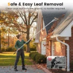 Reguliuojamas teleskopinis stogo valymo įrankis su aliuminio strypais (Sidabrinė) – Paveikslėlis 6