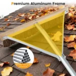 Reguliuojamas teleskopinis stogo valymo įrankis su aliuminio strypais (Sidabrinė) – Paveikslėlis 8