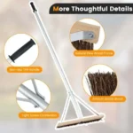 Reguliuojamas teleskopinis stogo valymo įrankis su aliuminio strypais (Sidabrinė) – Paveikslėlis 10