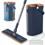 Šluostės ir kibiro 3 kamerų sistema su išgręžimo funkcija (Mėlyna)