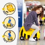 TRUNKI kelioninis lagaminas vaikams Bee Bernard – Paveikslėlis 4