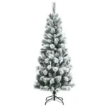 180 cm Kalėdų eglutė su 200 LED lempučių (Balta)