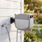 180° pasukama sodo žarnos ritė su 20 m žarna ir automatiniu suvyniojimu