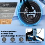 Sulankstoma vaikštynė-vežimėlis senjorams su sėdyne iki 136 kg (Mėlyna) – Paveikslėlis 4