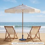 2 metrų skersmens lauko skėtis su kutais (Mėlyna) – Paveikslėlis 4