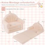 Išskleidžiama vaikiška sofa-fotelis (Smėlio) – Paveikslėlis 2