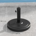 22 kg saulės skėčio stovas su fiksavimo rankenėle 38/48 mm kotams – Paveikslėlis 3