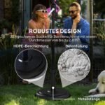 22 kg saulės skėčio stovas su fiksavimo rankenėle 38/48 mm kotams – Paveikslėlis 5