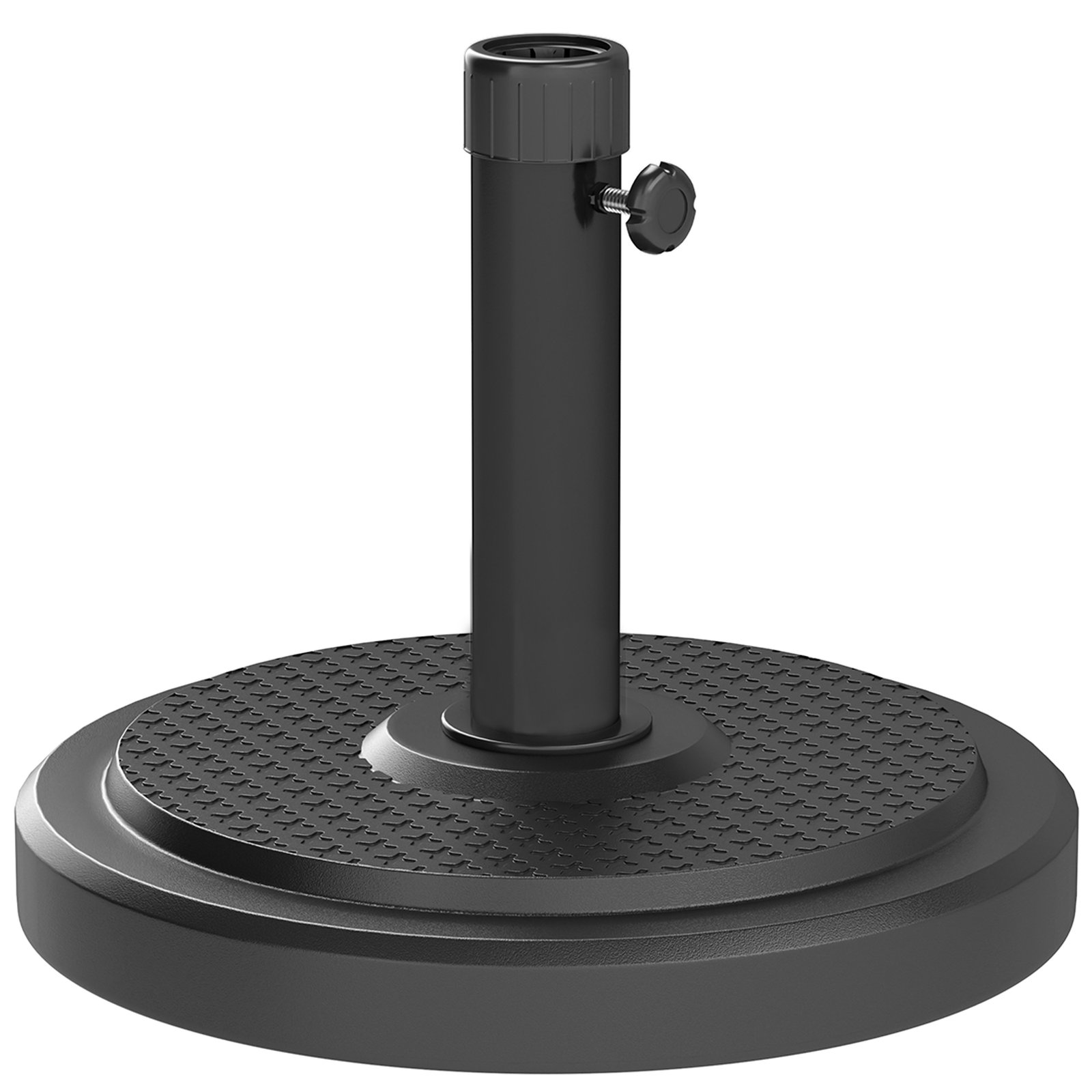 22 kg saulės skėčio stovas su fiksavimo rankenėle 38/48 mm kotams