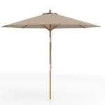 Reguliuojamo pasvirimo sodo saulės skėtis 280 cm (Chaki)