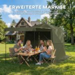 Išskleidžiamas paviljonas su 4 sienelėmis ir UV apsauga 2x2 m – Paveikslėlis 5