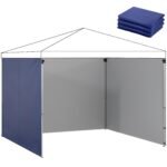 3 dalių šoninių sienelių rinkinys 3x3 m paviljonui su užtrauktukais ir UV apsauga