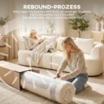3 vietų šenilinė sofa su plačia sėdyne – Paveikslėlis 7