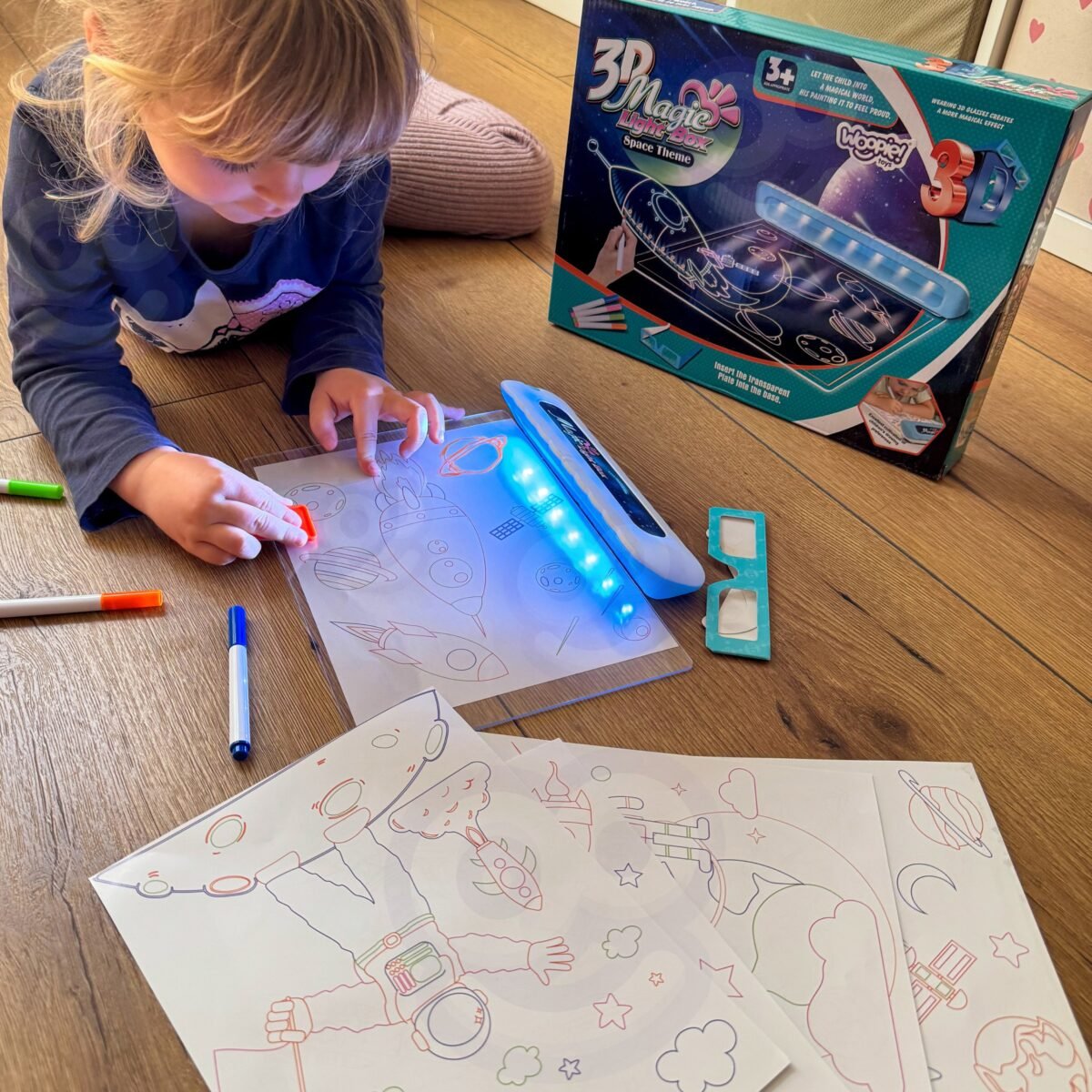 3D piešimo lenta su LED apšvietimu – Paveikslėlis 3