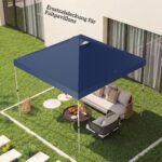 3x3 m Paviljono stogo danga su UV50+ apsauga ir 8 vandens nutekėjimo angomis – Paveikslėlis 8