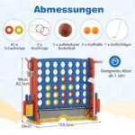 Milžiniškas strateginis žaidimas su reguliuojamu aukščiu 4-in-1 (Mėlyna) – Paveikslėlis 2