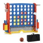 4-in-1 Milžiniškas Strateginis Žaidimas su Reguliuojamu Aukščiu (Mėlyna)