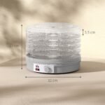 5 padėklų maisto džiovyklė su reguliuojama temperatūra – Paveikslėlis 3