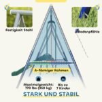 5 viename lauko žaidimų aikštelė su reguliuojamo aukščio sūpynėmis – Paveikslėlis 5