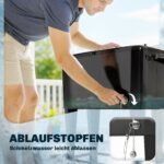 76 l talpos šaldymo vežimėlis su ratukais ir dugno lentyna – Paveikslėlis 9