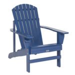 Adirondack sodo kėdė iš medžio masyvo su reguliuojamu atlošu