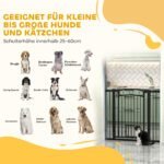 Apsauginiai varteliai gyvūnams, reguliuojamo pločio 76-104 cm, 96 cm aukščio, su kačių landa – Paveikslėlis 9