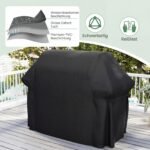 Apsauginis grilio užvalkalas atsparus vandeniui ir plyšimui (Juoda) – Paveikslėlis 3