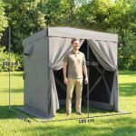 Apsauginis Pop-Up lauko paviljonas su tinklinėmis sienelėmis – Paveikslėlis 3