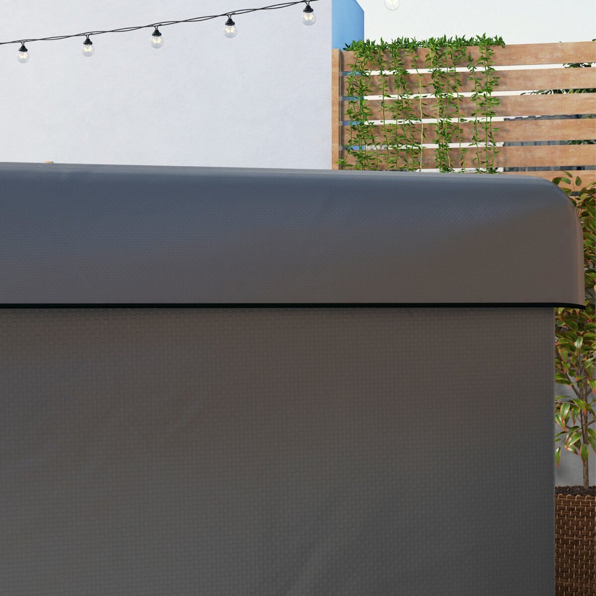 Apsauginis uždangalas sodo baldams su užtrauktuku 215x155x150 cm – Paveikslėlis 8