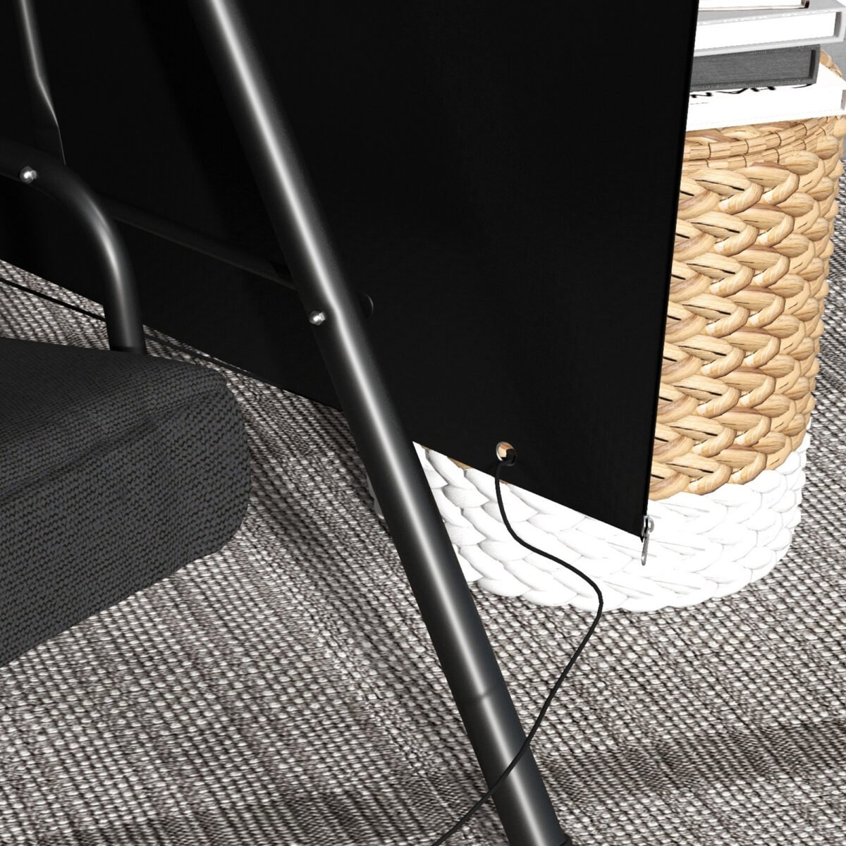 Apsauginis uždangalas stačiakampiams sodo baldams, atsparus oro sąlygoms 215x155x150 cm – Paveikslėlis 8