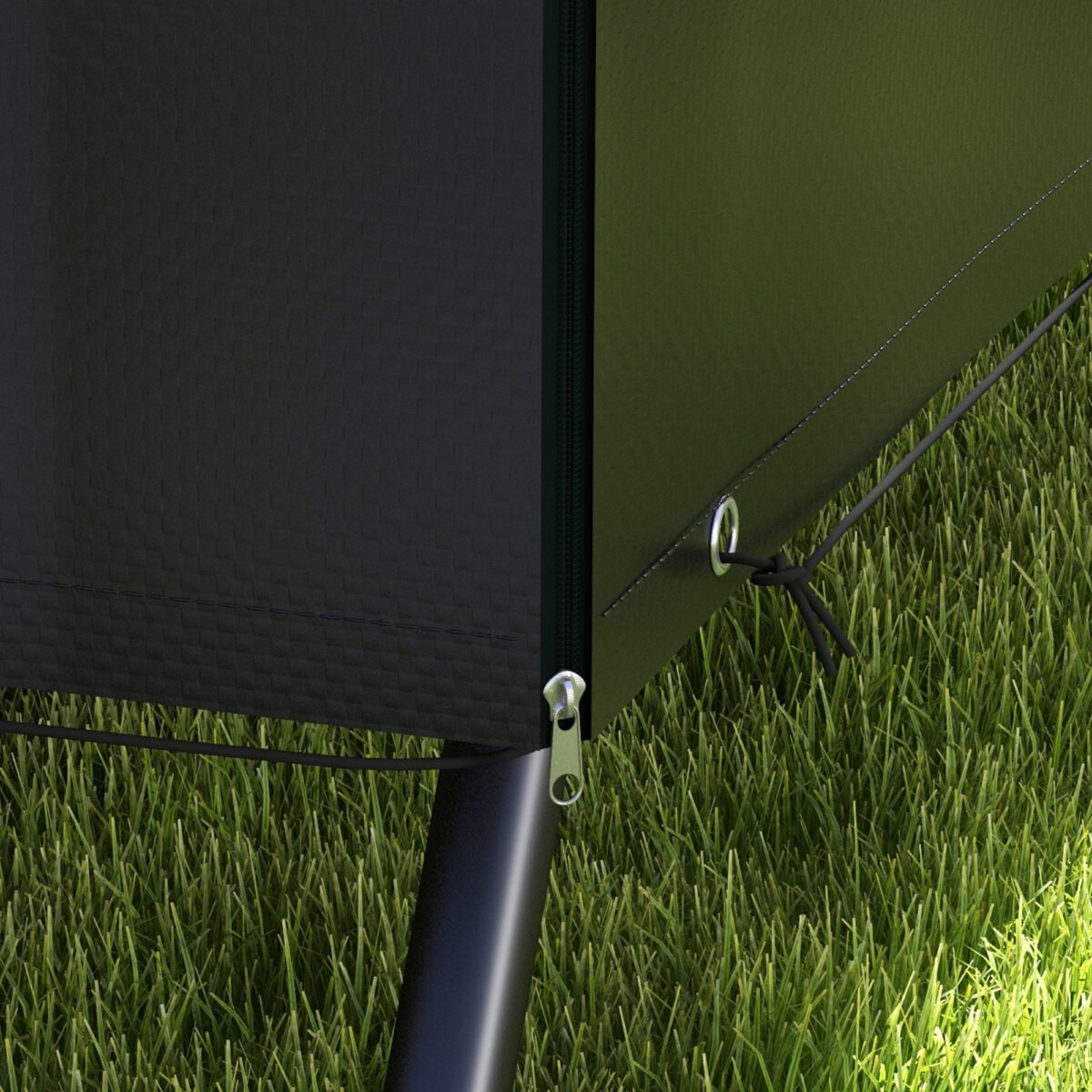 Apsauginis uždangalas stačiakampiams sodo baldams, atsparus oro sąlygoms 215x155x150 cm – Paveikslėlis 9